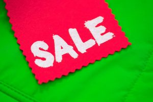 Sale on green